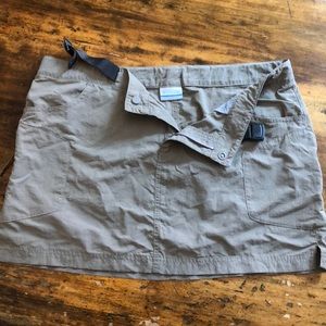 SOLD! Columbia ripstop nylon hiking skirt